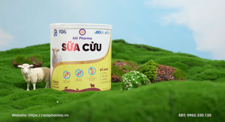 Sữa cừu Organic Canxi – Hỗ trợ xương khớp chắc khỏe